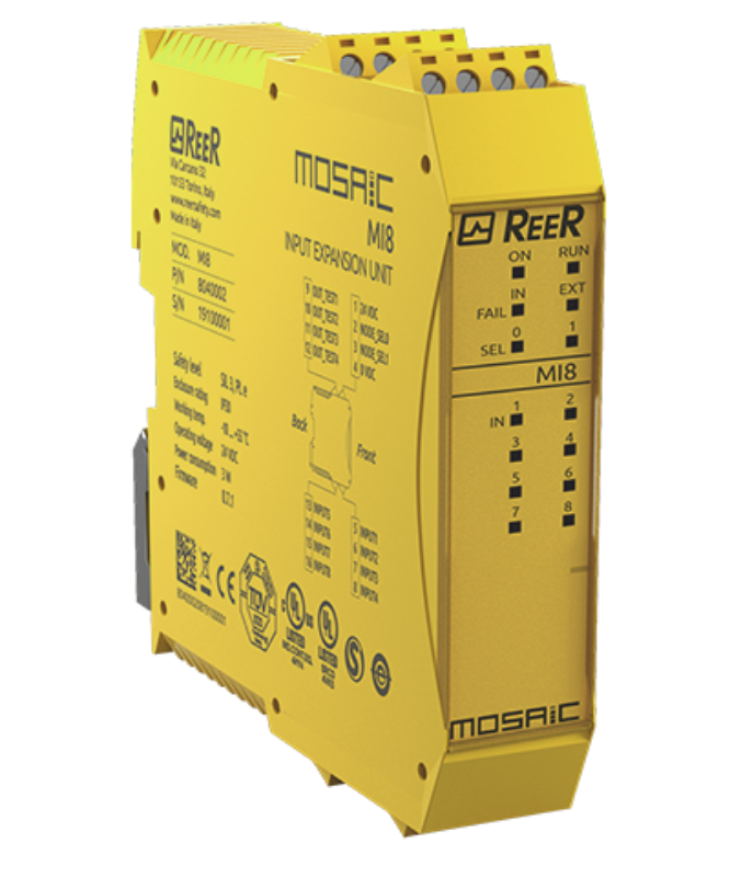 Bild på MOSAIC MI8 från Reer s.p.a. i kategori Säkerhets PLC