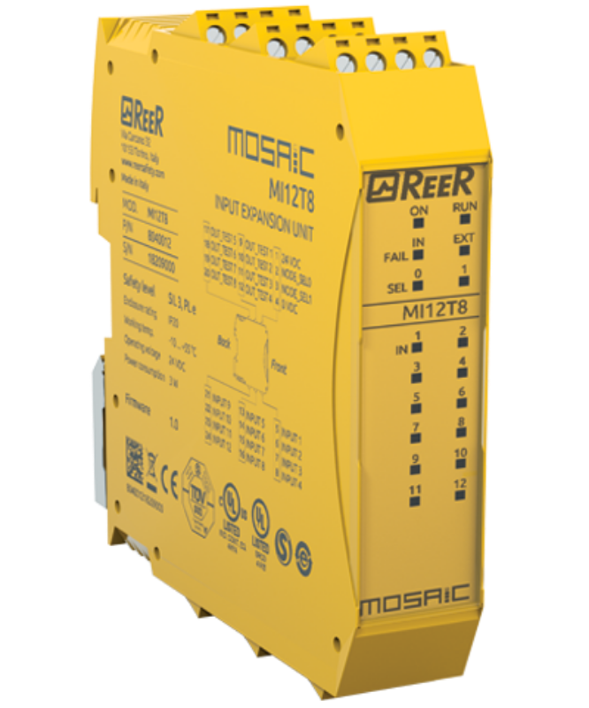 Bild på MOSAIC MI12T8 från Reer s.p.a. i kategori Säkerhets PLC