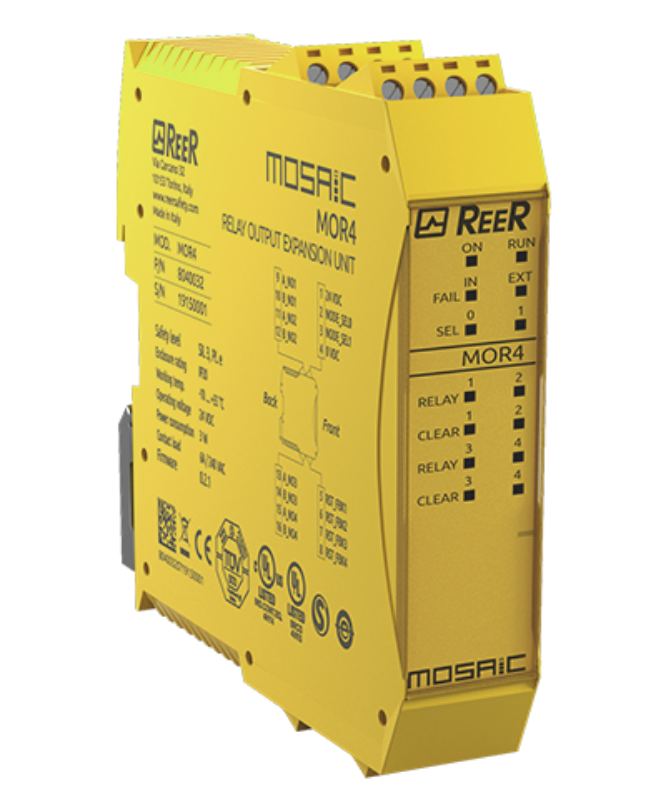 Bild på MOSAIC MOR4 från Reer s.p.a. i kategori Säkerhets PLC