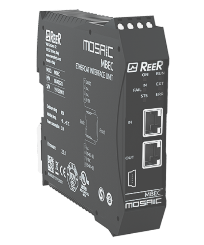 Bild på MOSAIC MBEC från Reer s.p.a. i kategori Säkerhets PLC