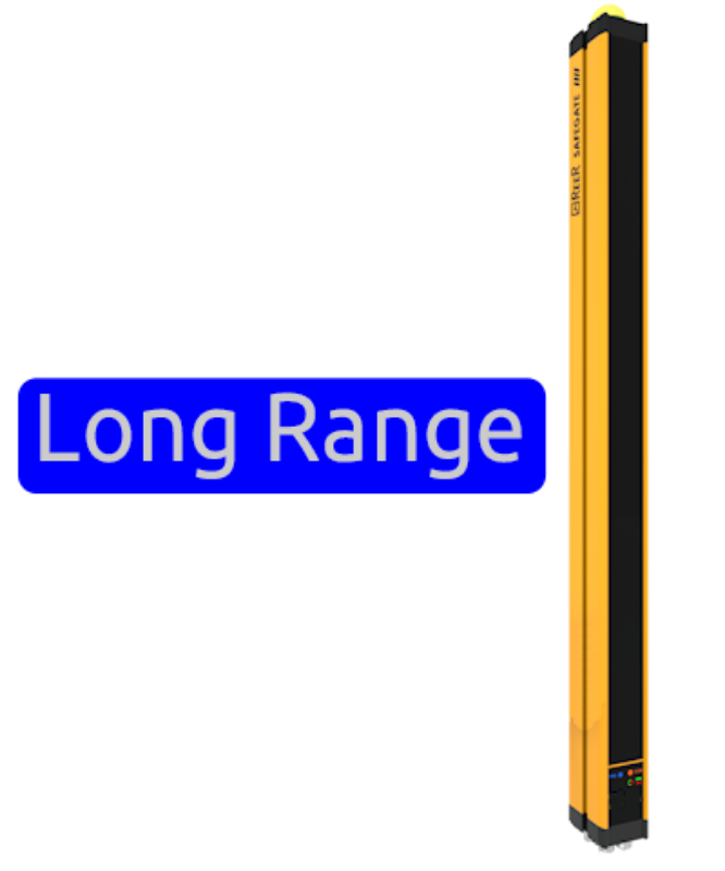 Bild på SAFEGATE SO 2B LR från Reer s.p.a. i kategori Ljusridåer och ljusbommar