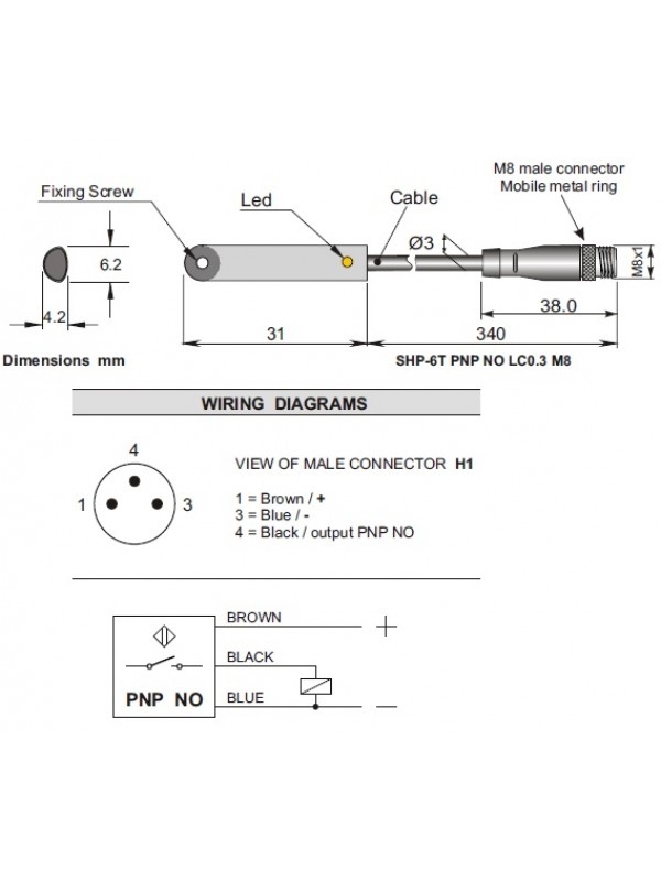 Bild: SHP-6T PNP NO LC0.3 M8