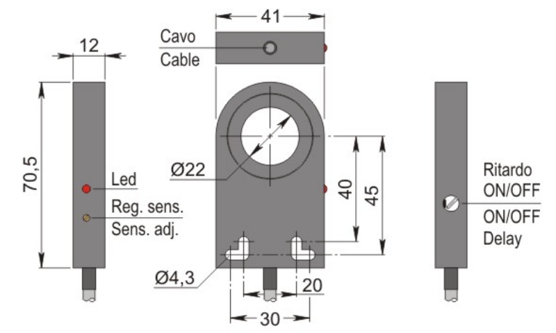 Bild: SIA22-CE PNP NO+NC R