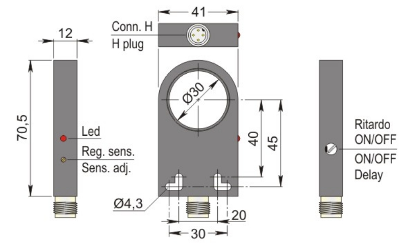 Bild: SIA30-CE PNP NO+NC H R