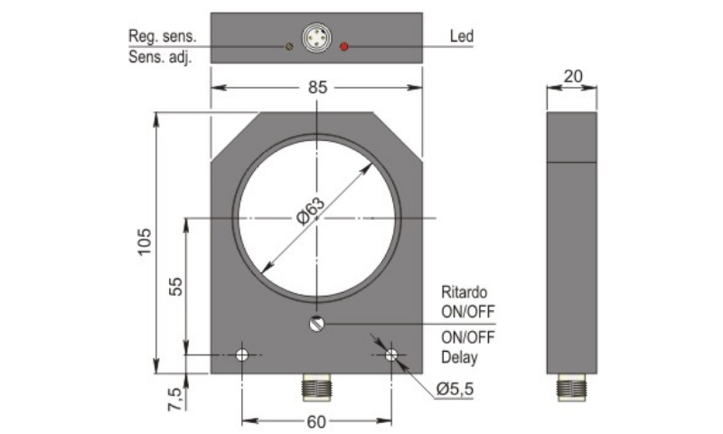 Bild: SIA63-CE PNP NO+NC H R