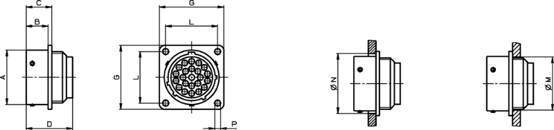 Bild på 23POL/METALLAUSFUEHRUNG-074384 från Euchner GmbH i kategori Specialkablage